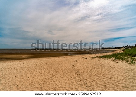 Similar – Image, Stock Photo Low tide. Mudflat. Cloud.