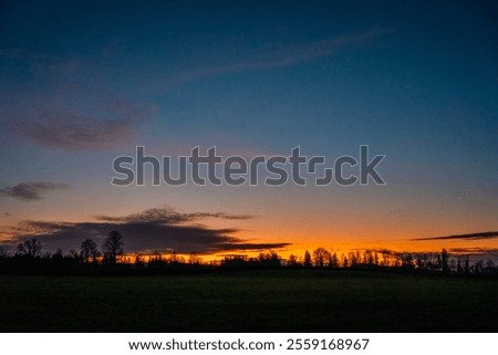 Similar – Image, Stock Photo Meditative evening mood