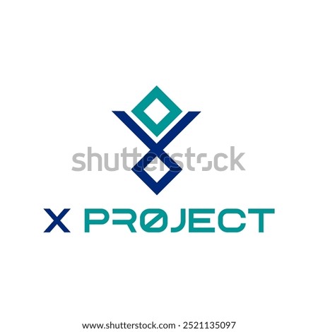 X logo design vector template design for brand, Tech logo, digital logo ,modern and abstract .