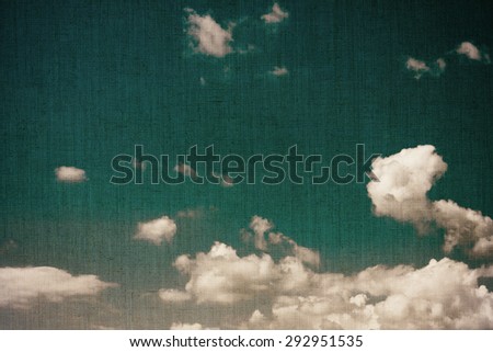 Vintage sky classic background