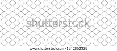 Mesh texture for fishing net. Seamless pattern for sportswear or football gates, volleyball net, basketball hoop, hockey, athletics. Abstract net background for sport. Vector mesh illustration