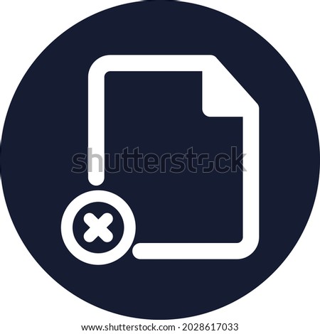 File delete Isolated Vector icon which can easily modify or edit

