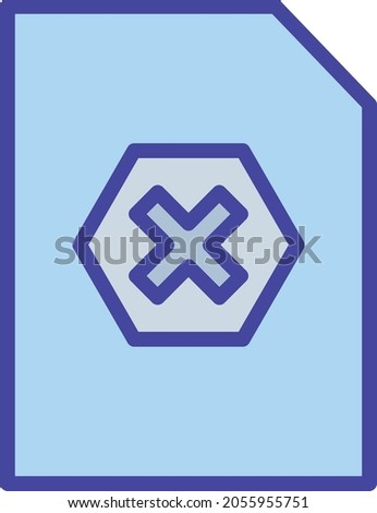 file delete Isolated Vector icon which can easily modify or edit

