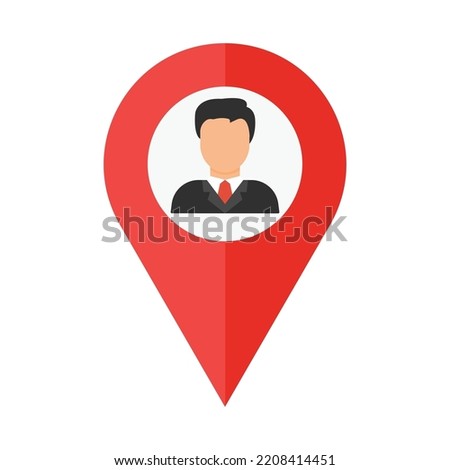 Track live location Vector Icon which is suitable for commercial work and easily modify or edit it

