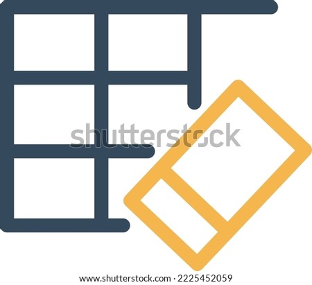 Remove graph Vector Icon which is suitable for commercial work and easily modify or edit it
