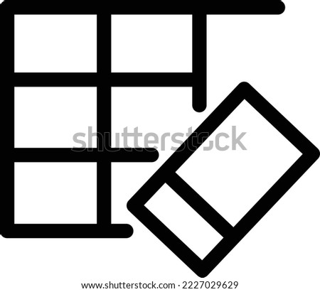 Remove graph Vector Icon which is suitable for commercial work and easily modify or edit it
