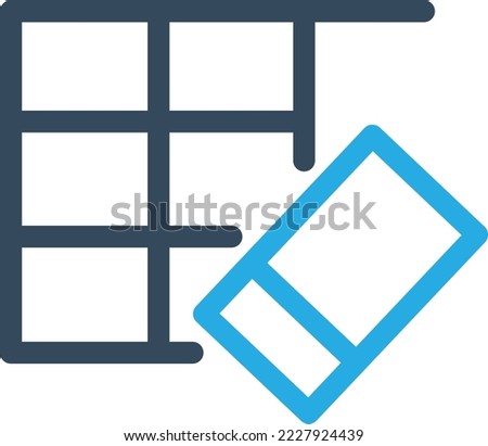 Remove graph Vector Icon which is suitable for commercial work and easily modify or edit it
