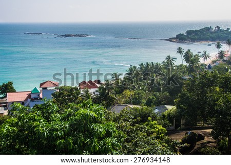 Photo of the beautiful plan view Unawatuna Sri Lanka