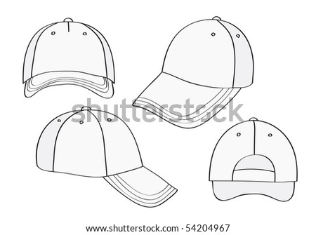 Blank Cap With Space For Your Design Stock Photo 54204967 : Shutterstock