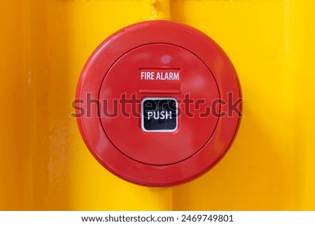 Similar – Image, Stock Photo Fire buttons on control panel in cockpit