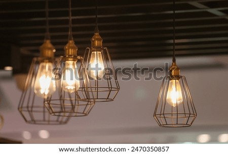 Similar – Foto Bild Edison-Glühbirne Licht