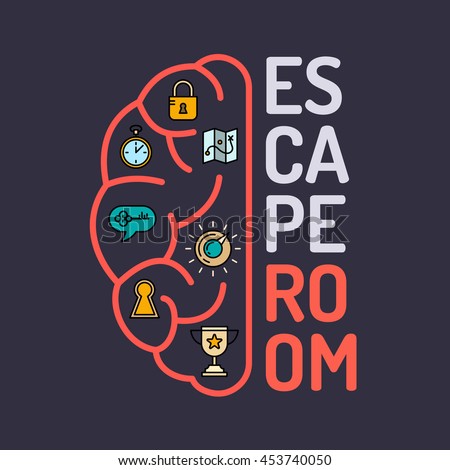 Real-life room escape and quest game poster.