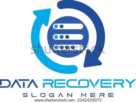 Data recovery, data recovery vector logo, Data