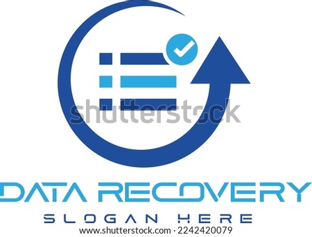 Data recovery, data recovery vector logo, Data
