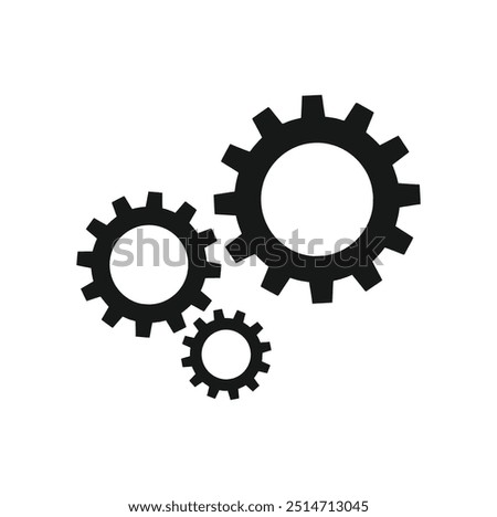 Machine Gear. Gear, options, preferences icon. Machine wheel icon