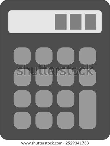 Calculator icon. Calculator button. Simple calculator.