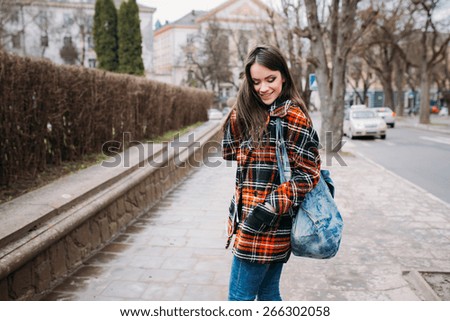 girl on a street
