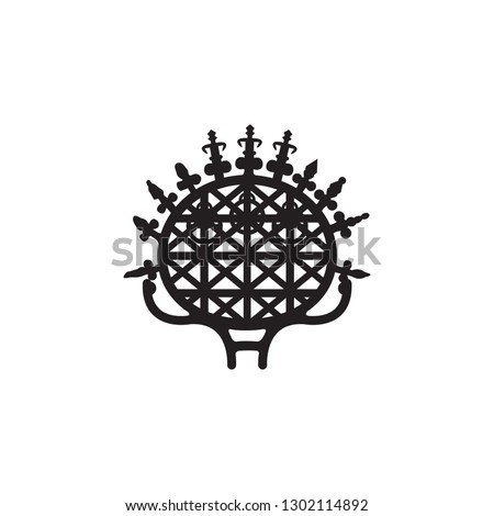 Hittite sun symbol vector drawings in Ankara, Turkey