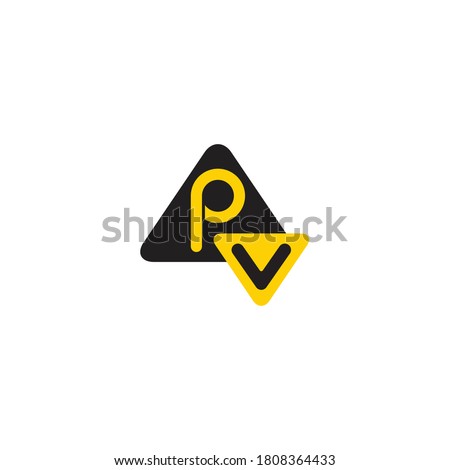 Parking lot and valet profession, vector logo design