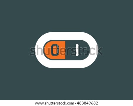 On/Off switch Icon vector