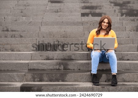 Similar – Foto Bild Stairwork Orange