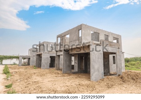 Similar – Image, Stock Photo Prefabricated concrete housing estate