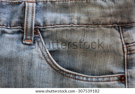 jeans texture, jeans pocket