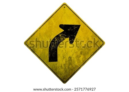 Similar – Image, Stock Photo Yellow Arrow Left Dirty