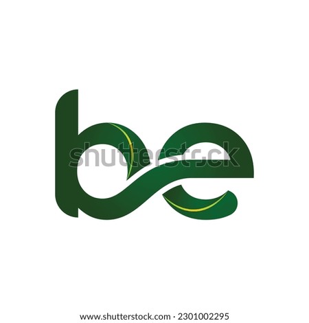 Letters B E, BE, B, E joint logo icon 
vector
