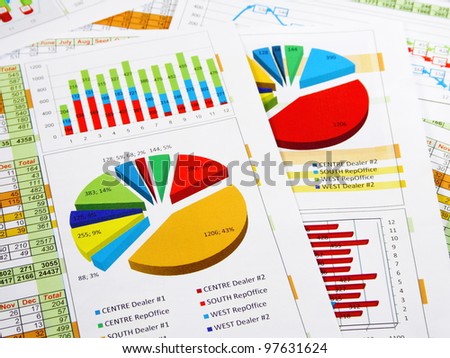 Sales Annual Report in Graphs and Diagrams