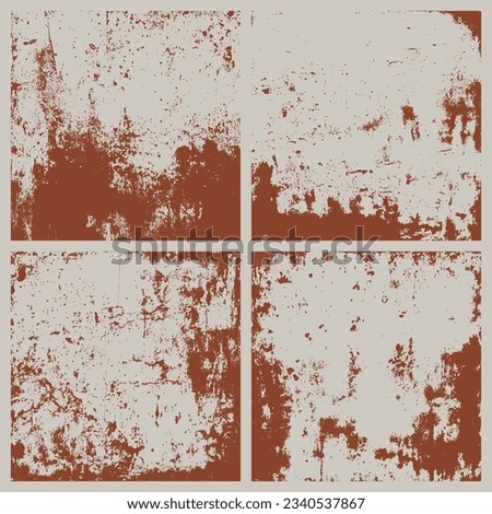 Grunge rusty metal texture background vector illustration