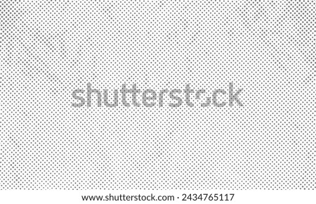 Scalable Vector Newspaper Dotted Halftone Texture Retro Print Overlay with Transparent Background