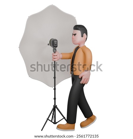 Similar – Image, Stock Photo Umbrella in right hand