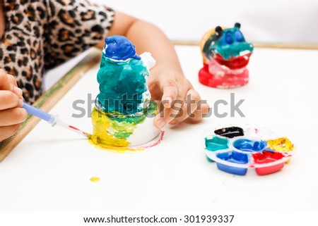 Similar – Image, Stock Photo Plaster painting