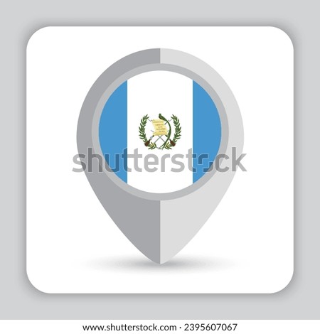 Guatemala Flag Pin Map Icon