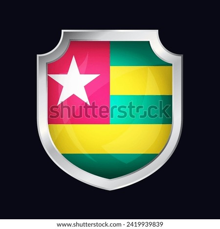 Togo Silver Shield Flag Icon