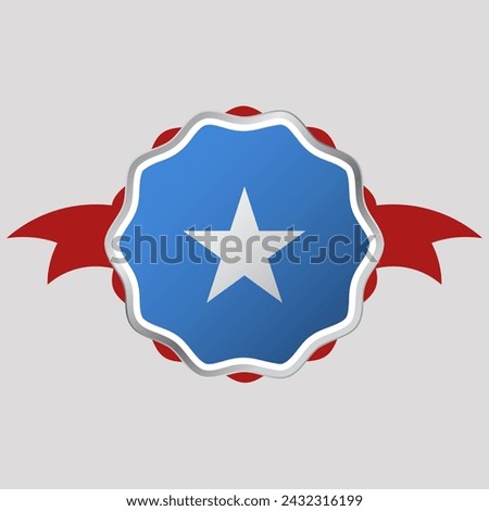 Creative Somalia Flag Sticker Emblem