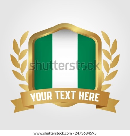 Golden Luxury Nigeria Badge Design