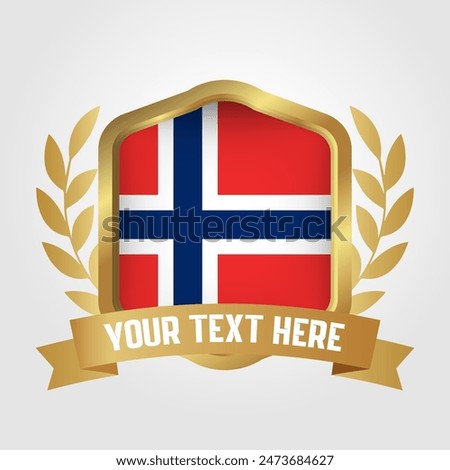 Golden Luxury Norway Badge Design