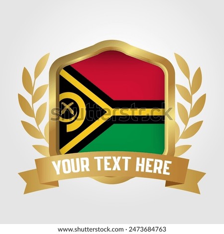 Golden Luxury Vanuatu Badge Design