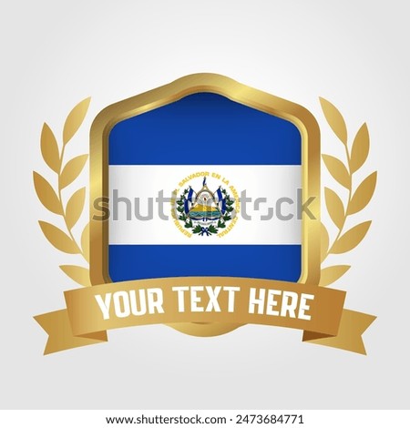 Golden Luxury El Salvador Badge Design