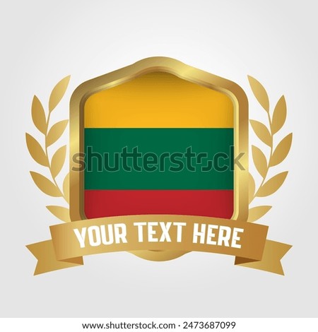 Golden Luxury Lithuania Badge Design