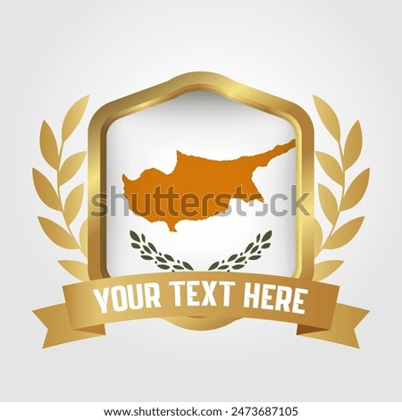 Golden Luxury Cyprus Badge Design