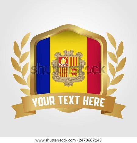 Golden Luxury Andorra Badge Design