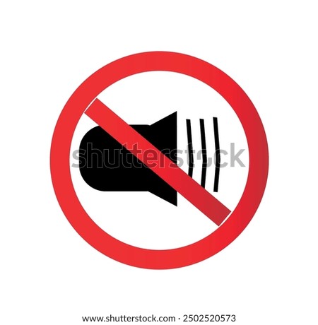 No Sound volume icon. Vector isolated sound volume down or mute. Vector ilustration