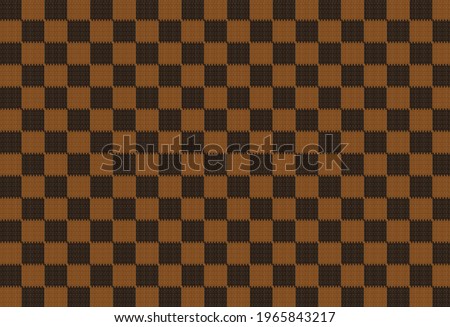 square pattern brown and black vector template