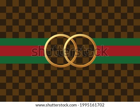 ring gold vector template background