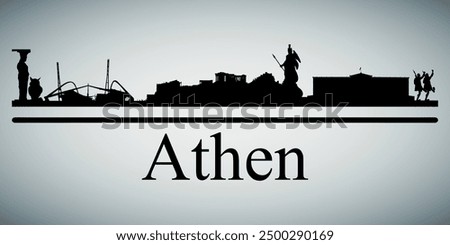 Similar – Image, Stock Photo Big City Athens Town