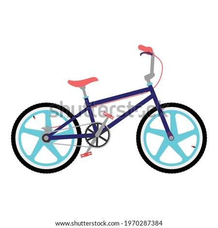 Creative abstract vector art  illustration of bicycle. Geometric shapes modern concept. Isolated wheel ride handle bars game seat gear x games line art outline eps pdf sport cruise trick pedal