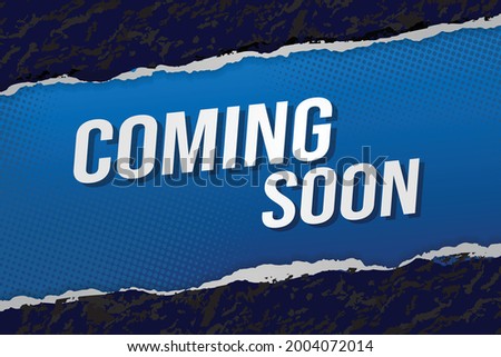 coming soon word concept vector illustration with lines 3d style for social media landing page, template, ui, web, mobile app, poster, banner, flyer, background, gift card, coupon, label, wallpaper